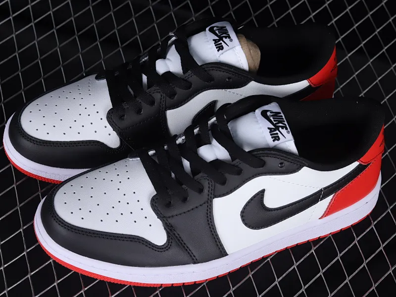 All categories Air Jordan Jordan series basketball shoes Air Jordan 1 Low Z version Air Jordan 1 Low AJ1 Joe 1 new black toe cultural and leisure sports sneakers CZ0790-106